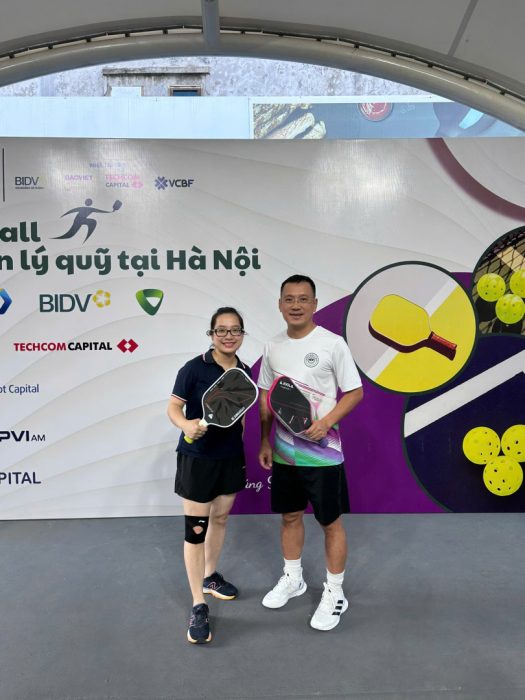 Đội Thi đấu Pvi Am Tại Giải Pickleball Ngành Quản Lý Quỹ 2025